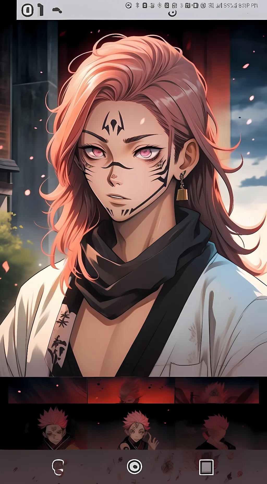 ai character: Ryomen Sukuna background