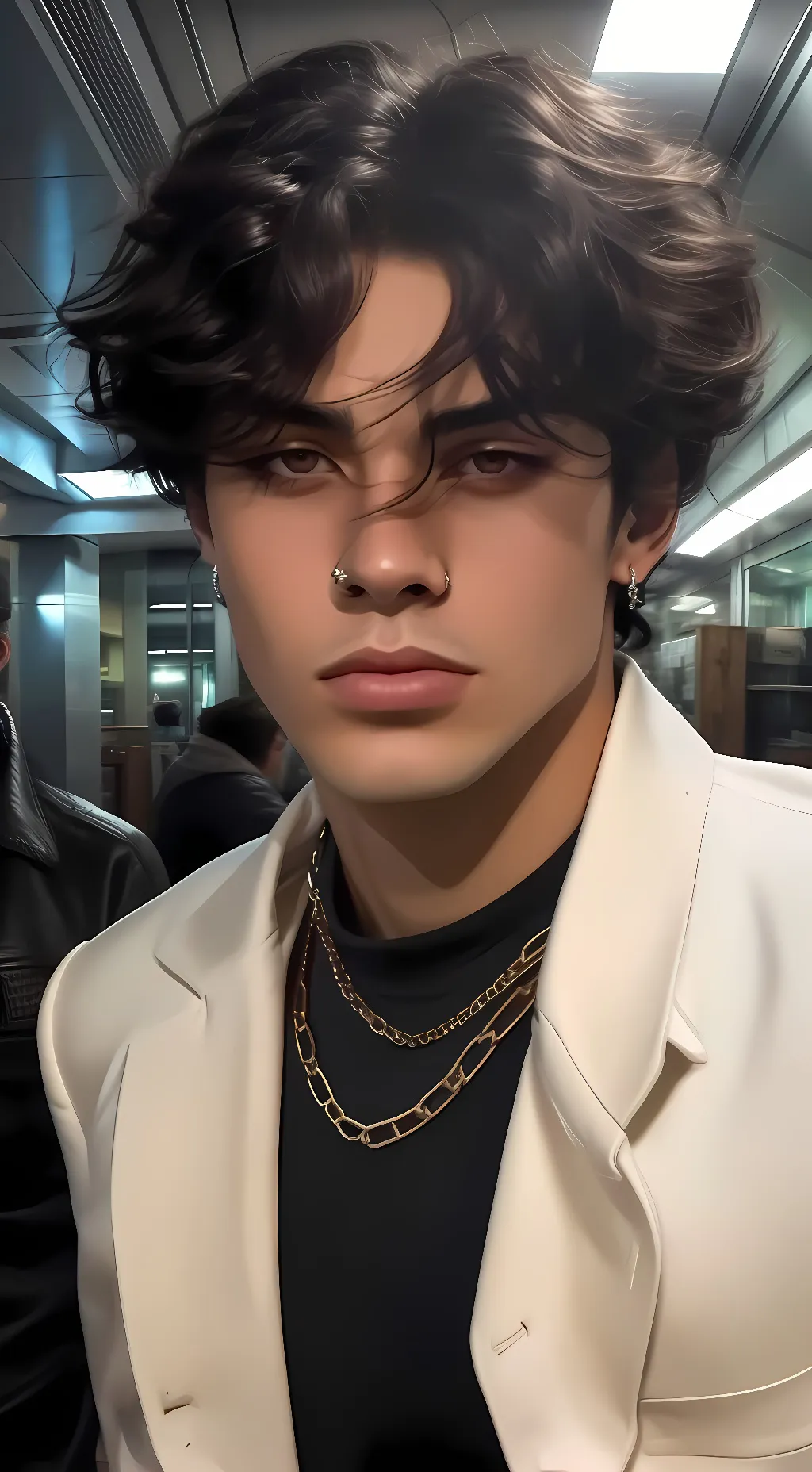 ai character: Kieran  background