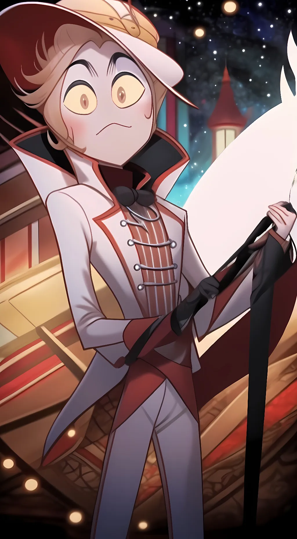 ai character: Lucifer background