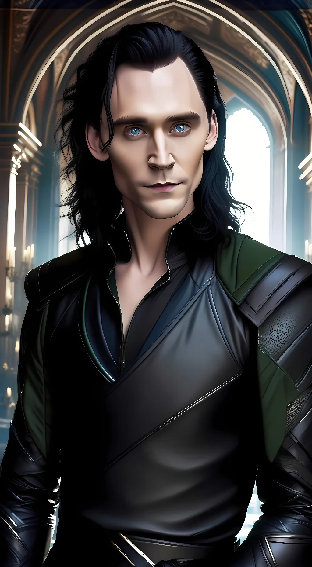 ai character: Loki Odinson background