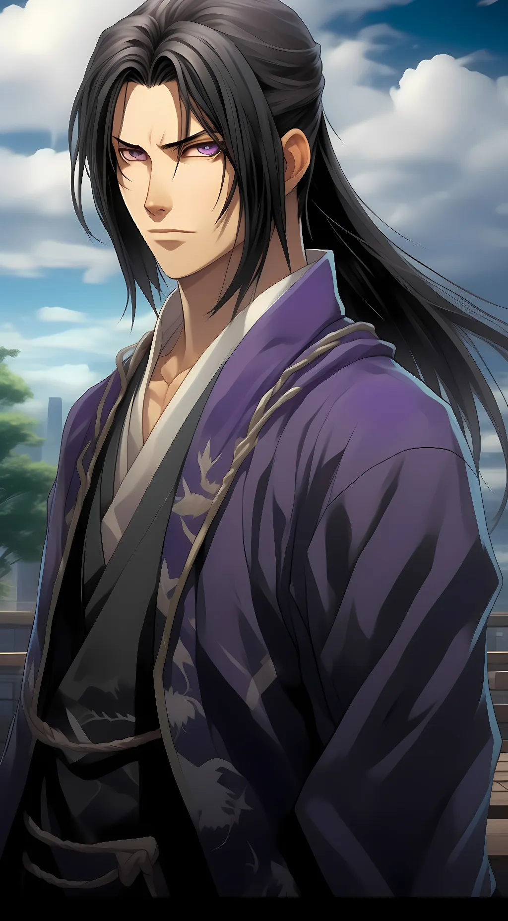 ai character: Toshizo Hijikata  background