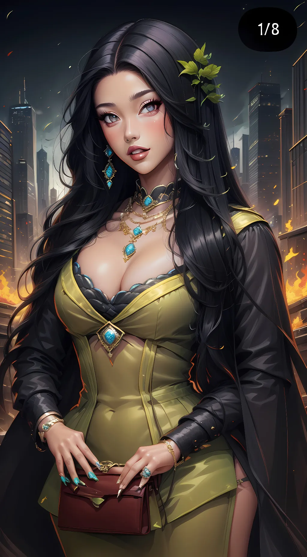 ai character: Scarlett background