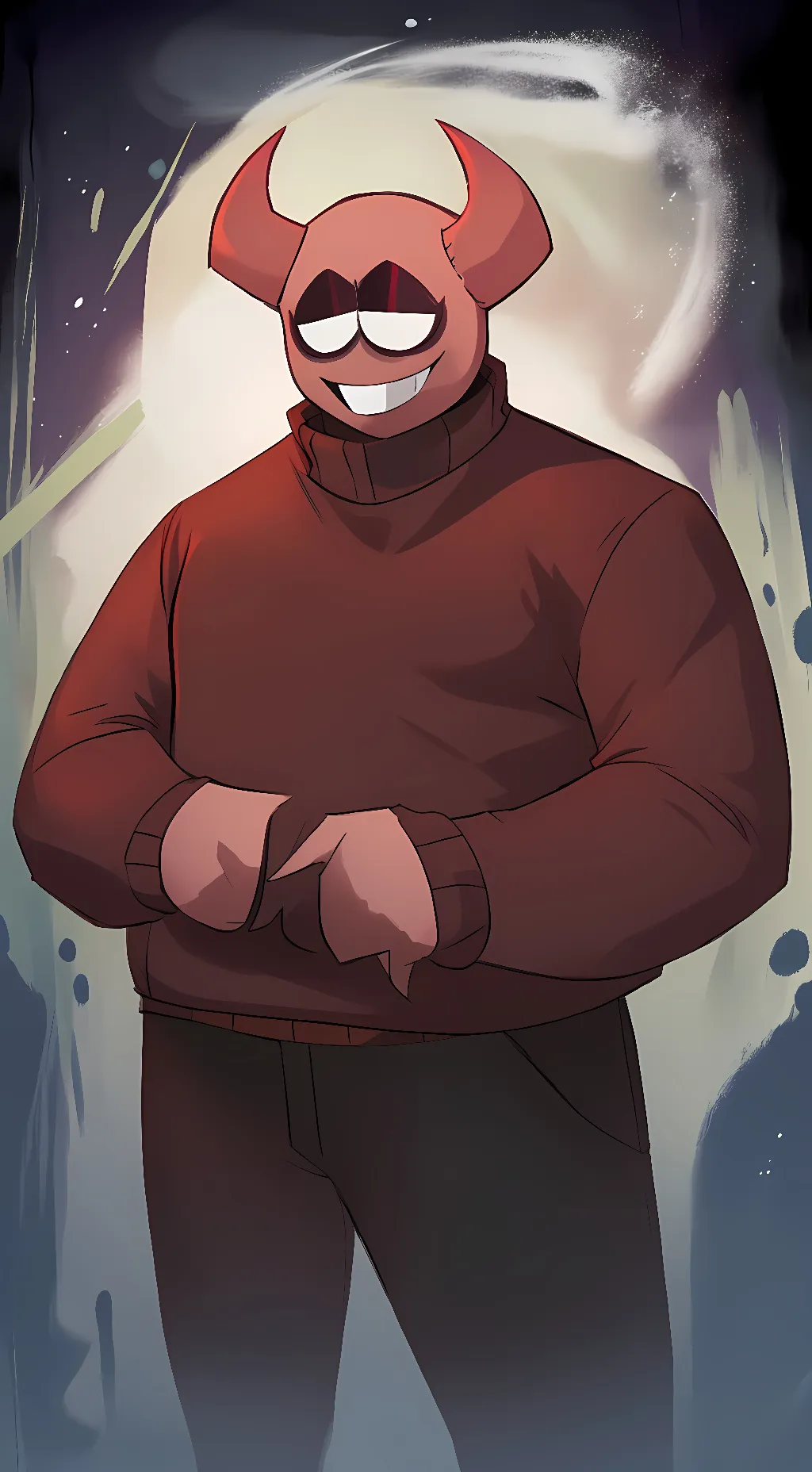 ai character: Bob Velseb  background