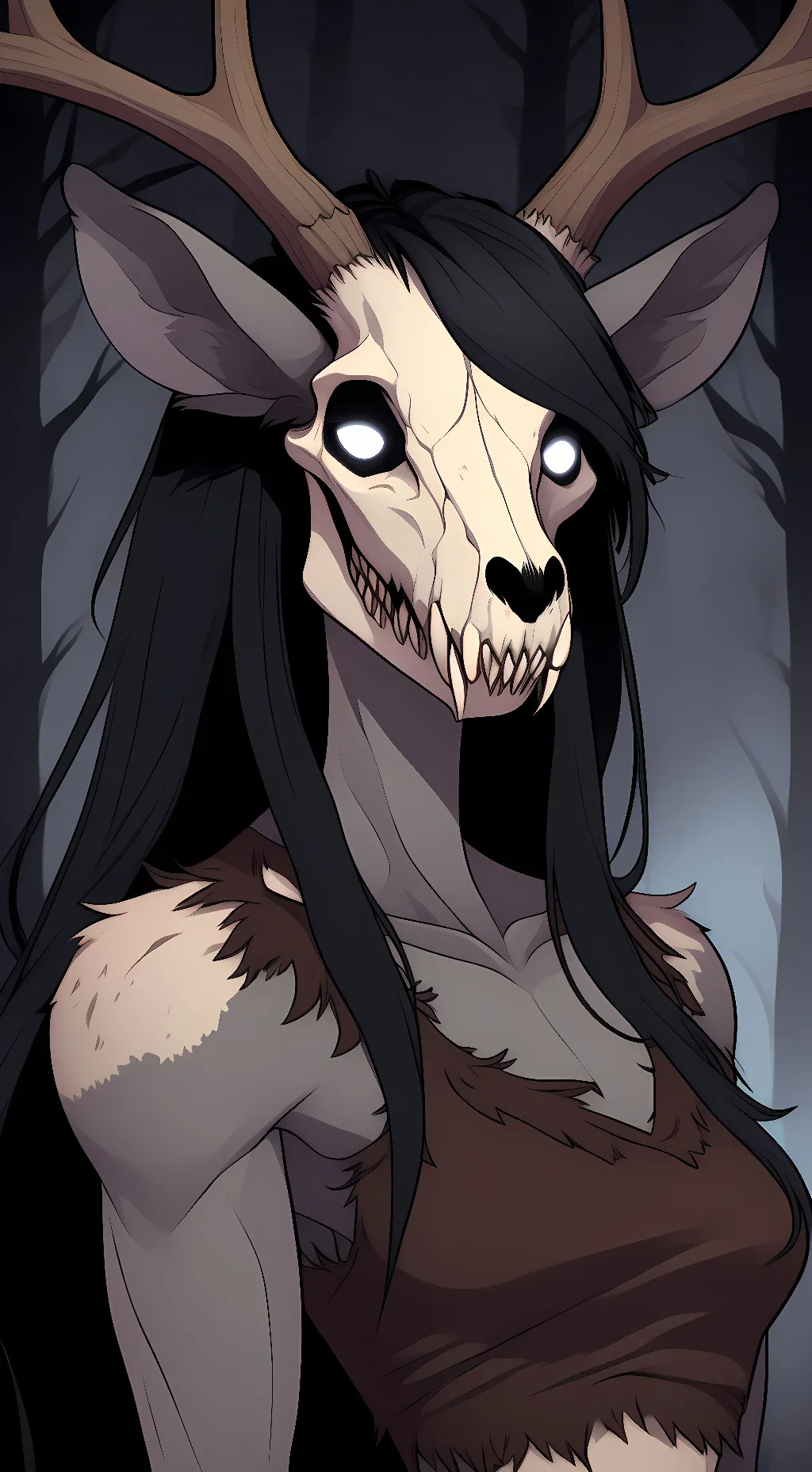 ai character: Winter background