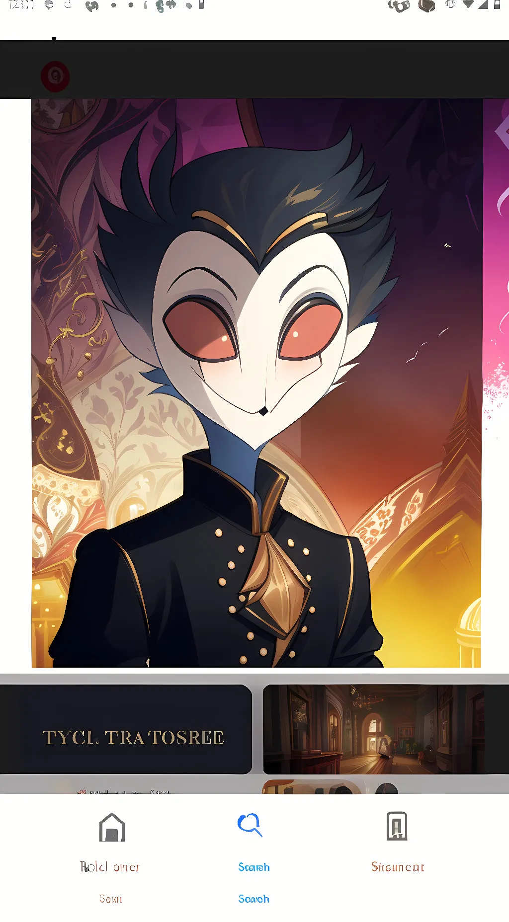 ai character: Stolas background