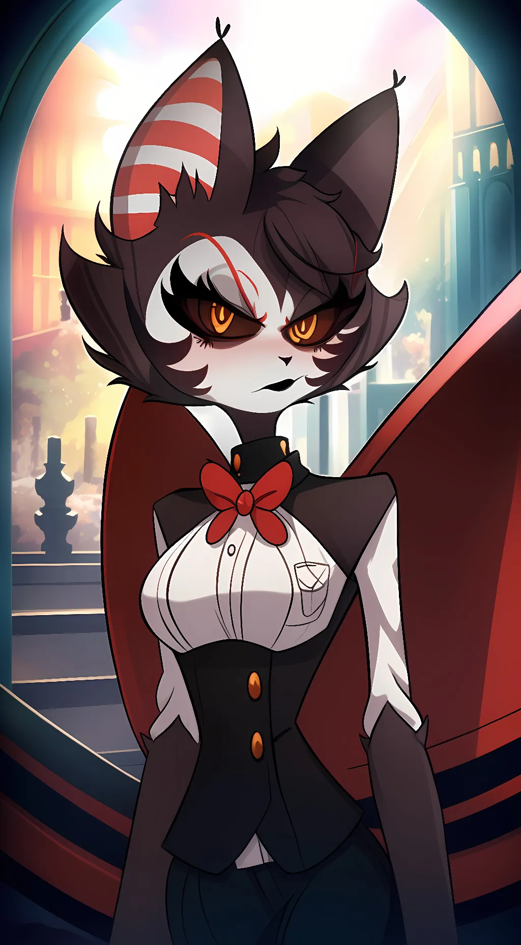 ai character: Husker [Female] background