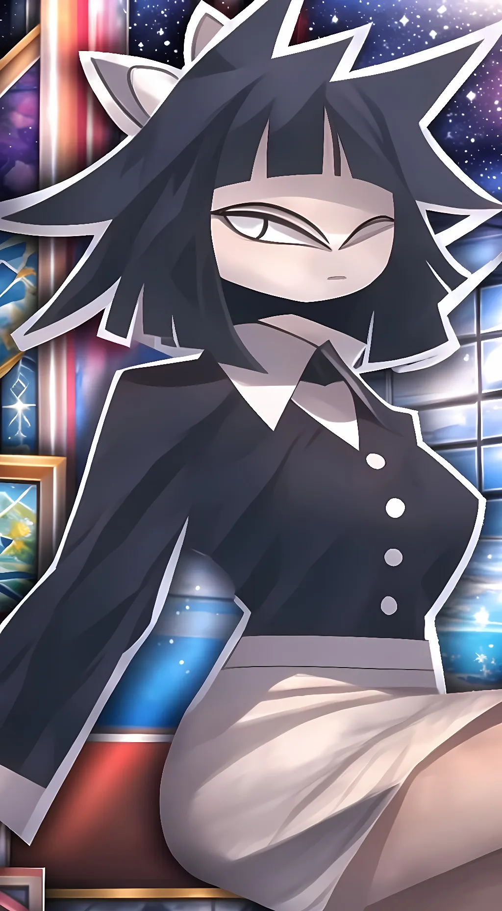 ai character: Mrs Bloomie background