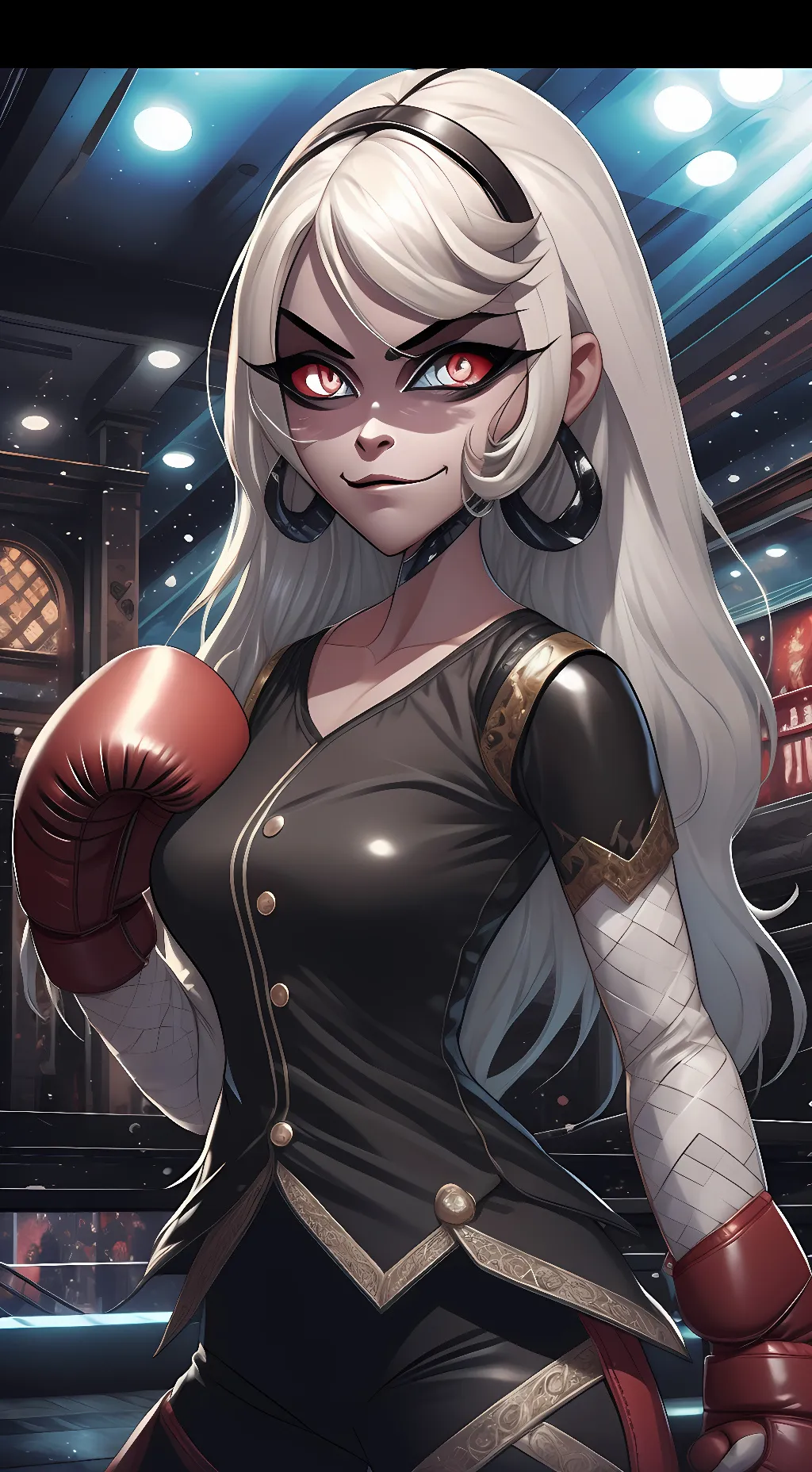 ai character: Carmilla Carmine background