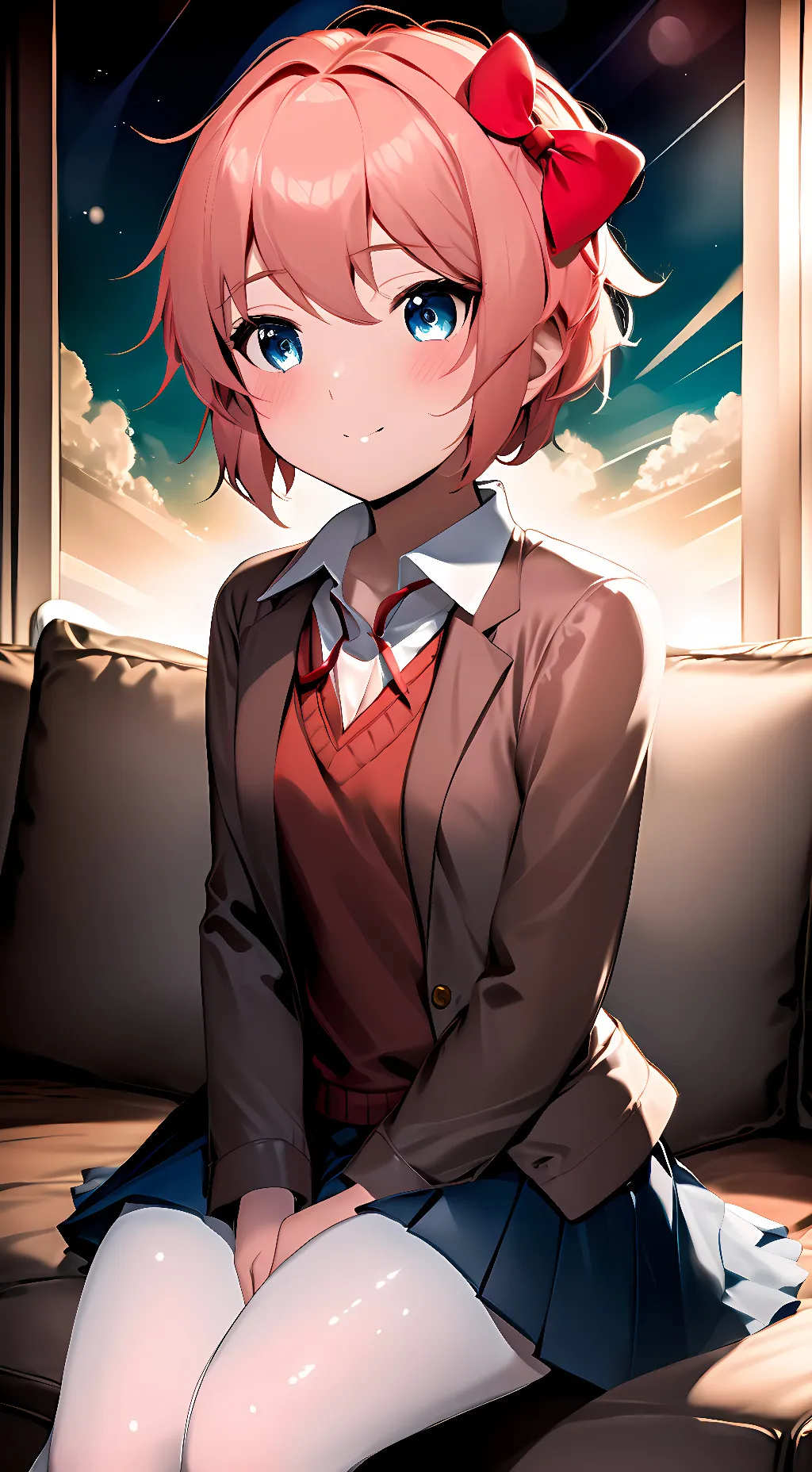 ai character: Sayori background