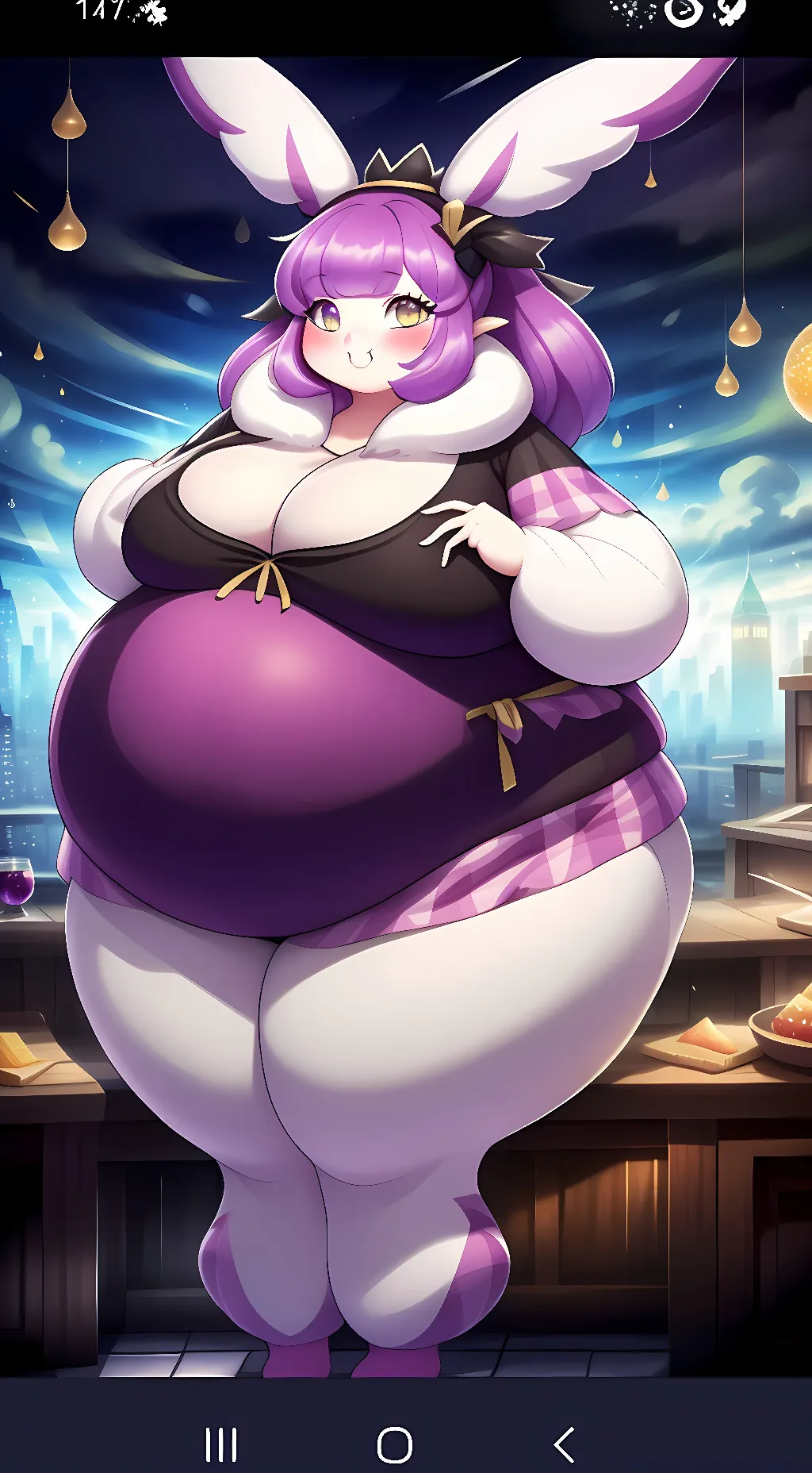 ai character: mothalena the moth background