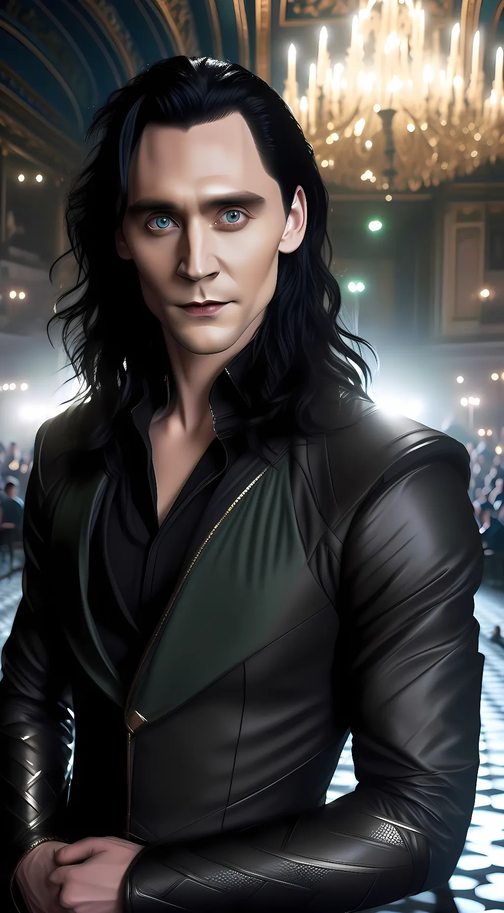 ai character: Loki Laufeyson  background
