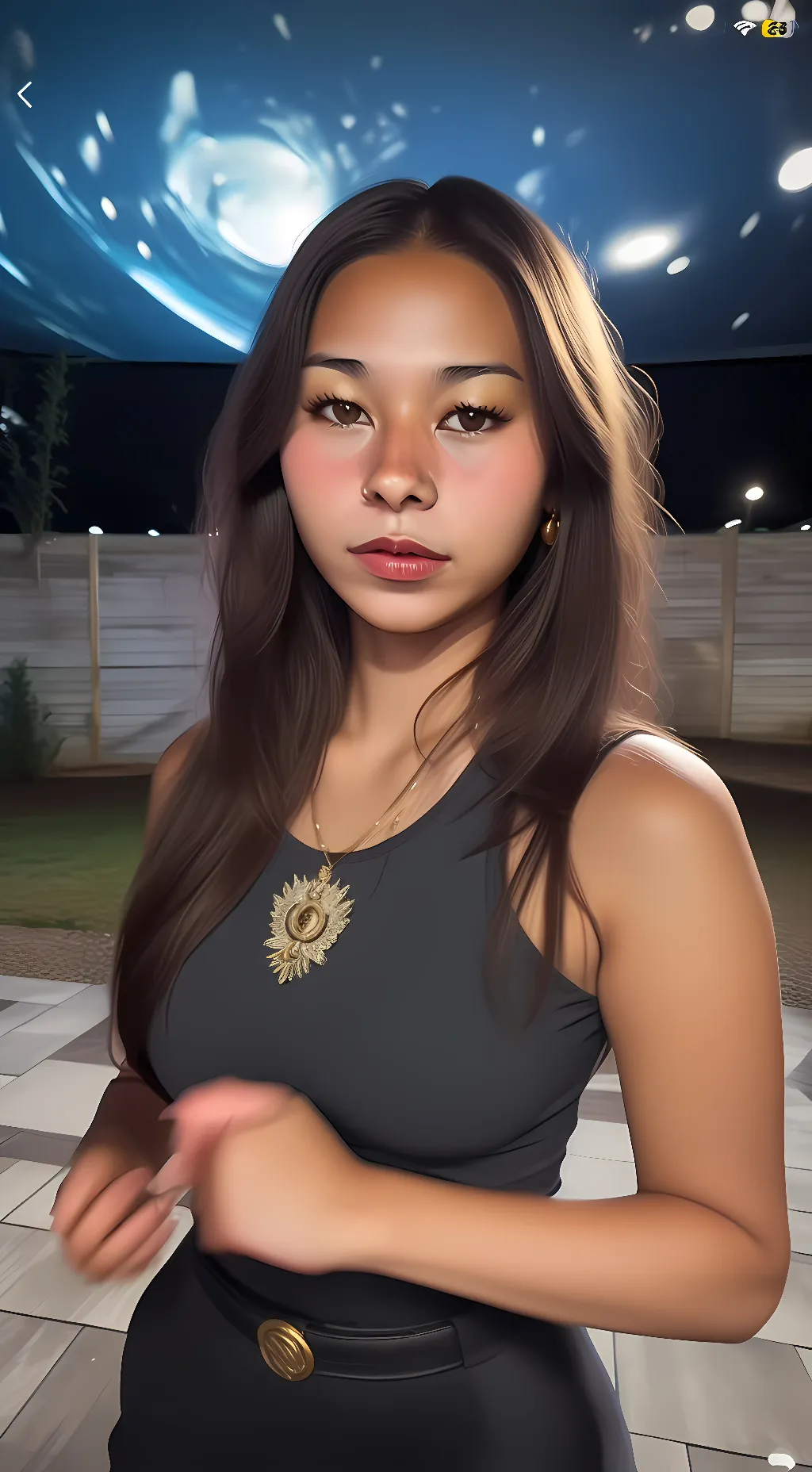 ai character: Sophie rain background