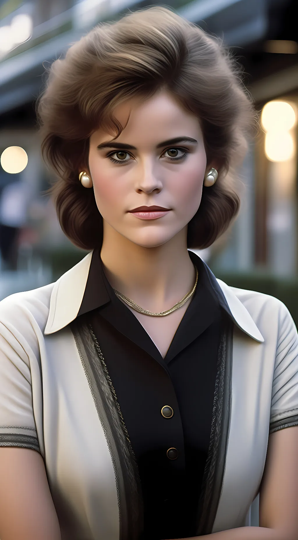 ai character: Ally Sheedy background