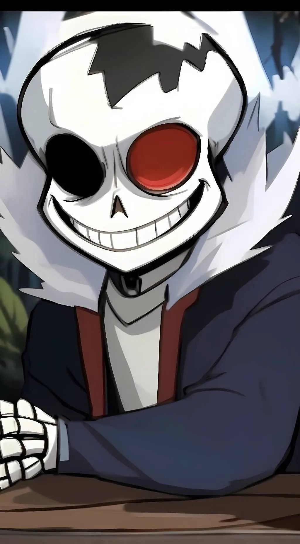 ai character: Horror background