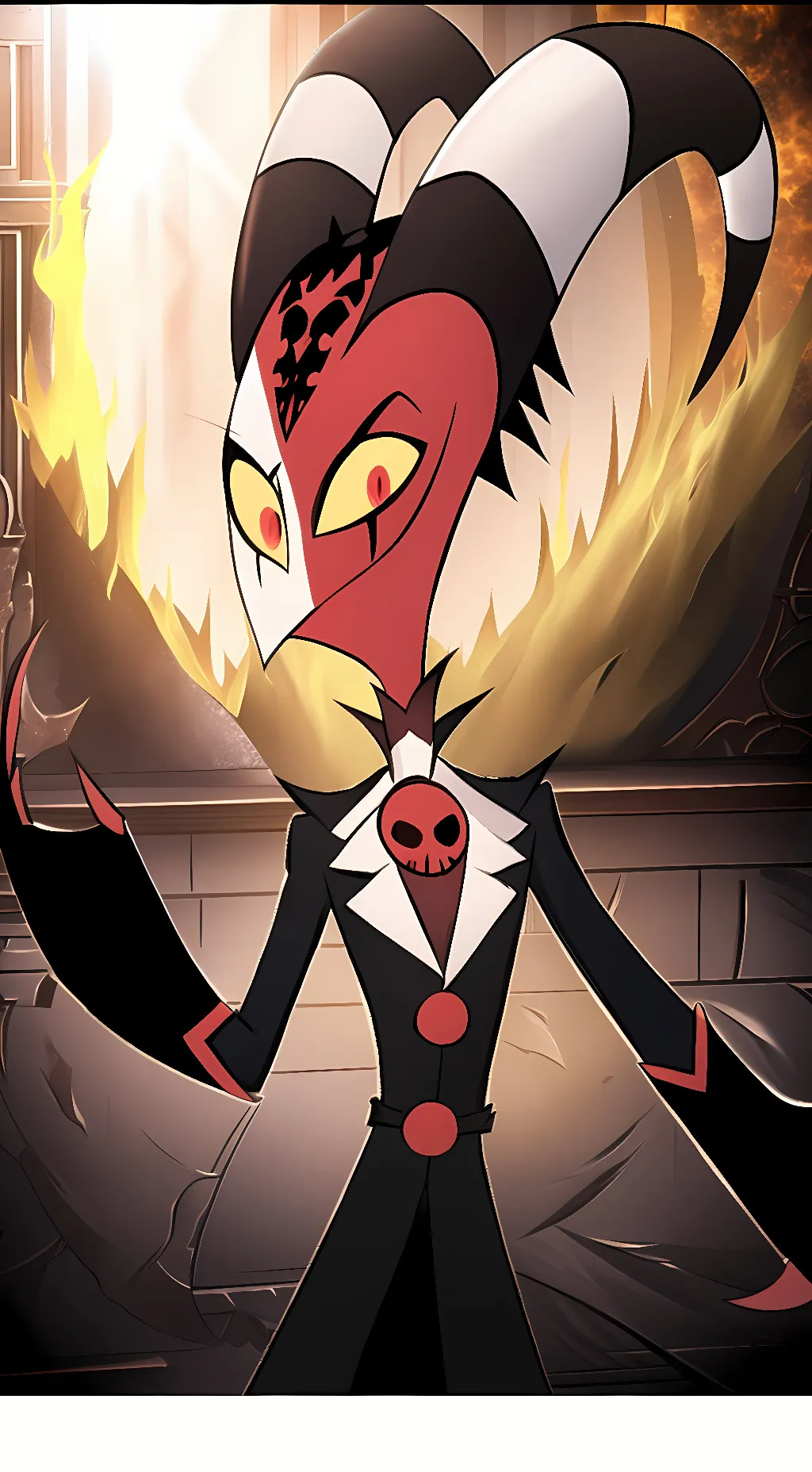 ai character: Blitzø background