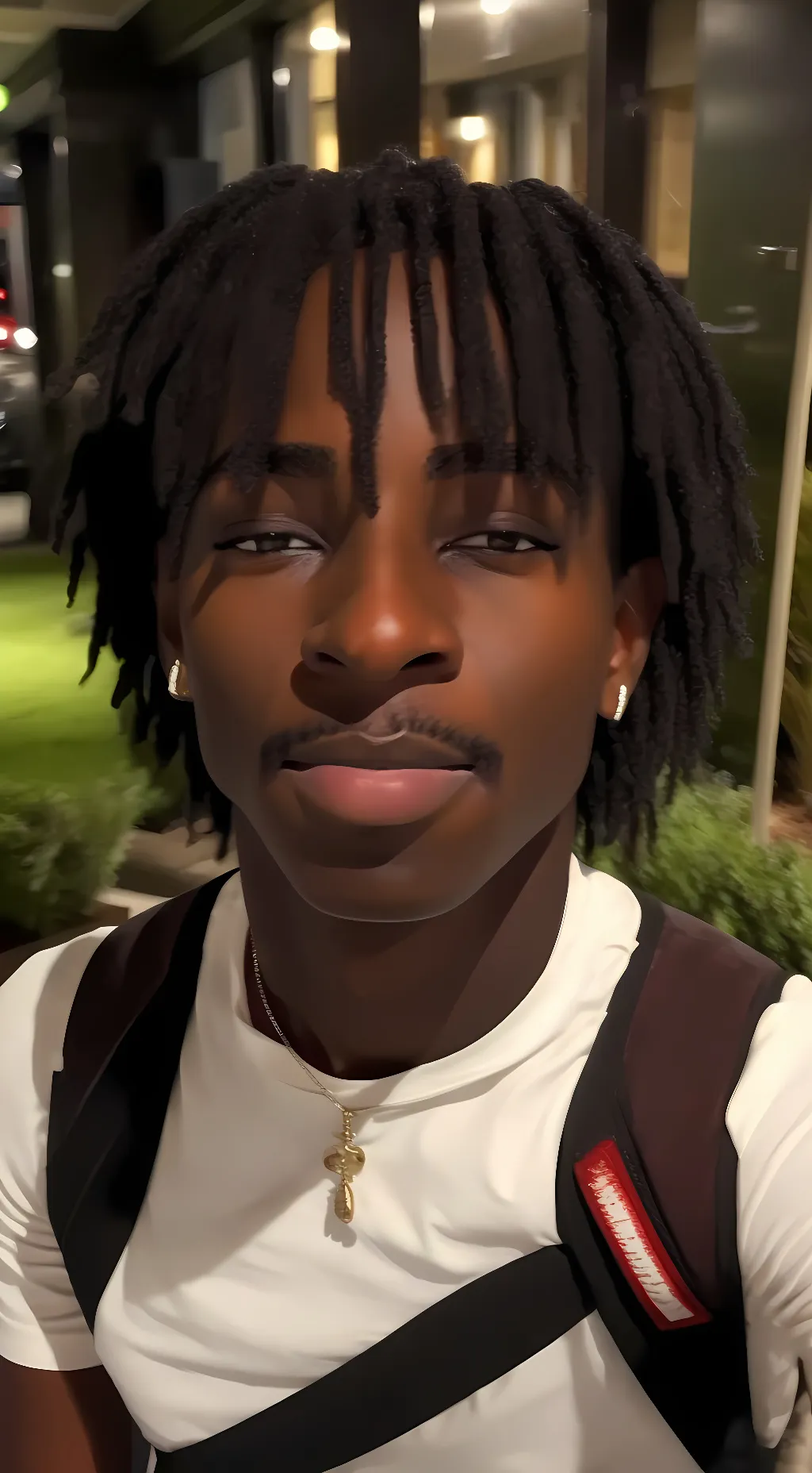 ai character: August  background