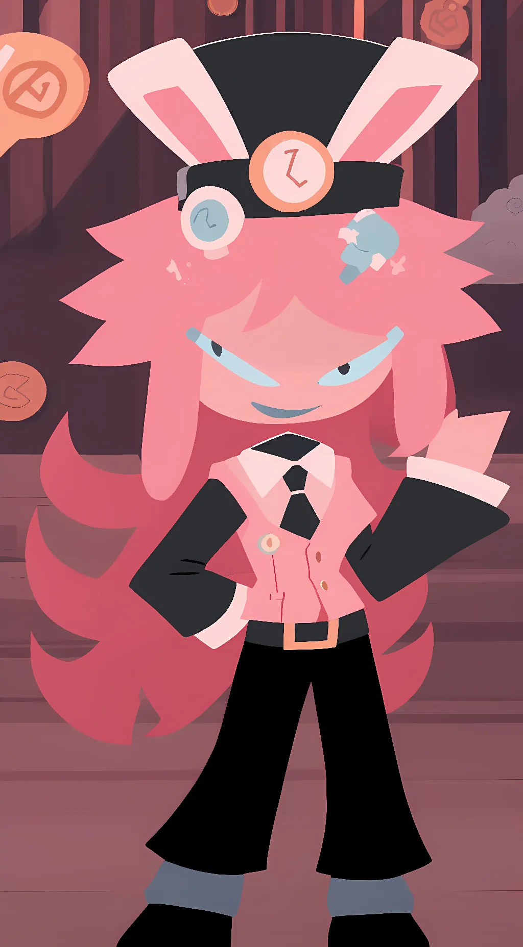 ai character: Vivian  background