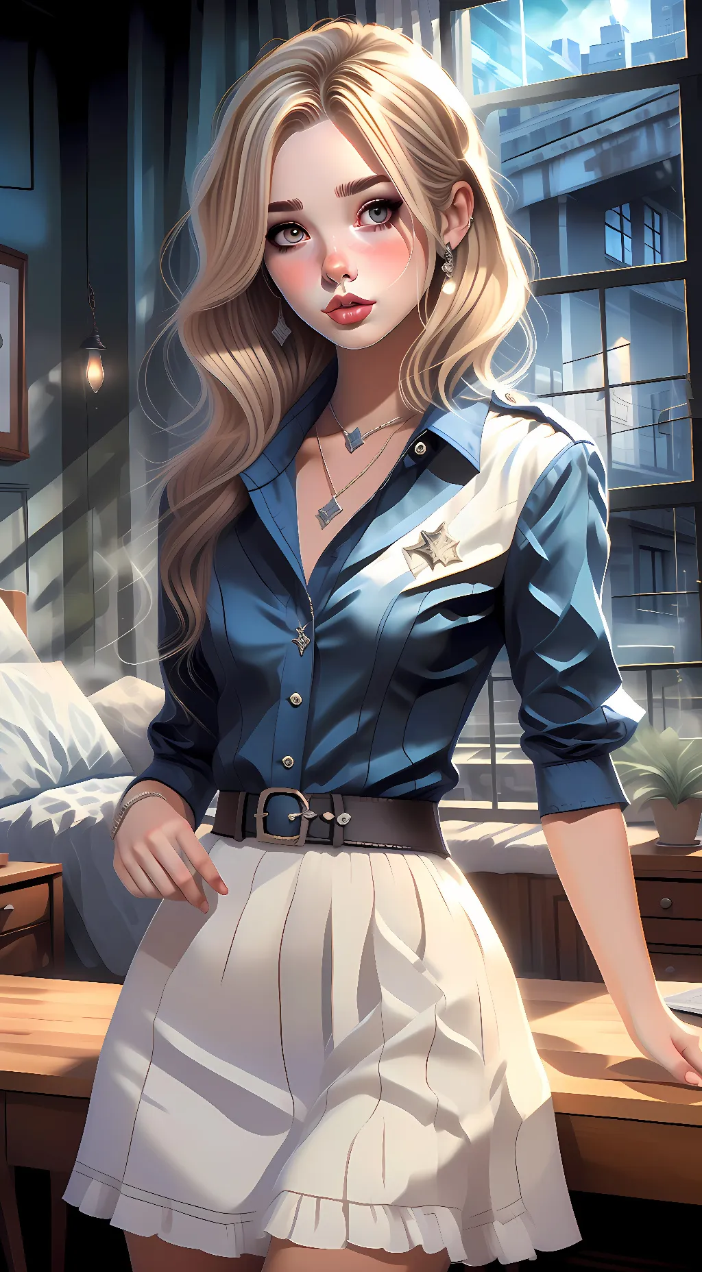 ai character: Undercover agent background