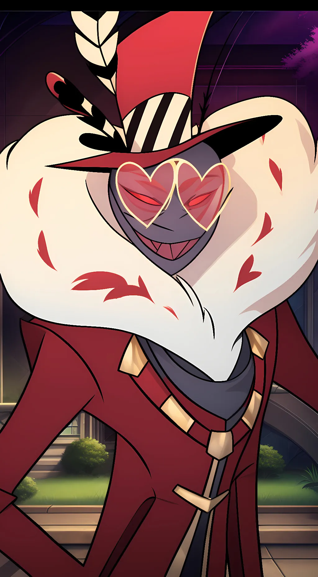 ai character: Valentino  background