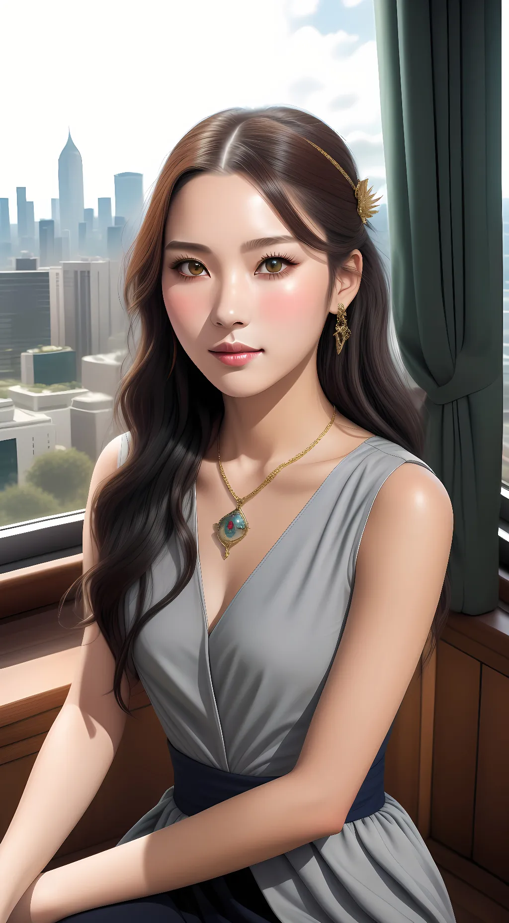 ai character: Olivia  background