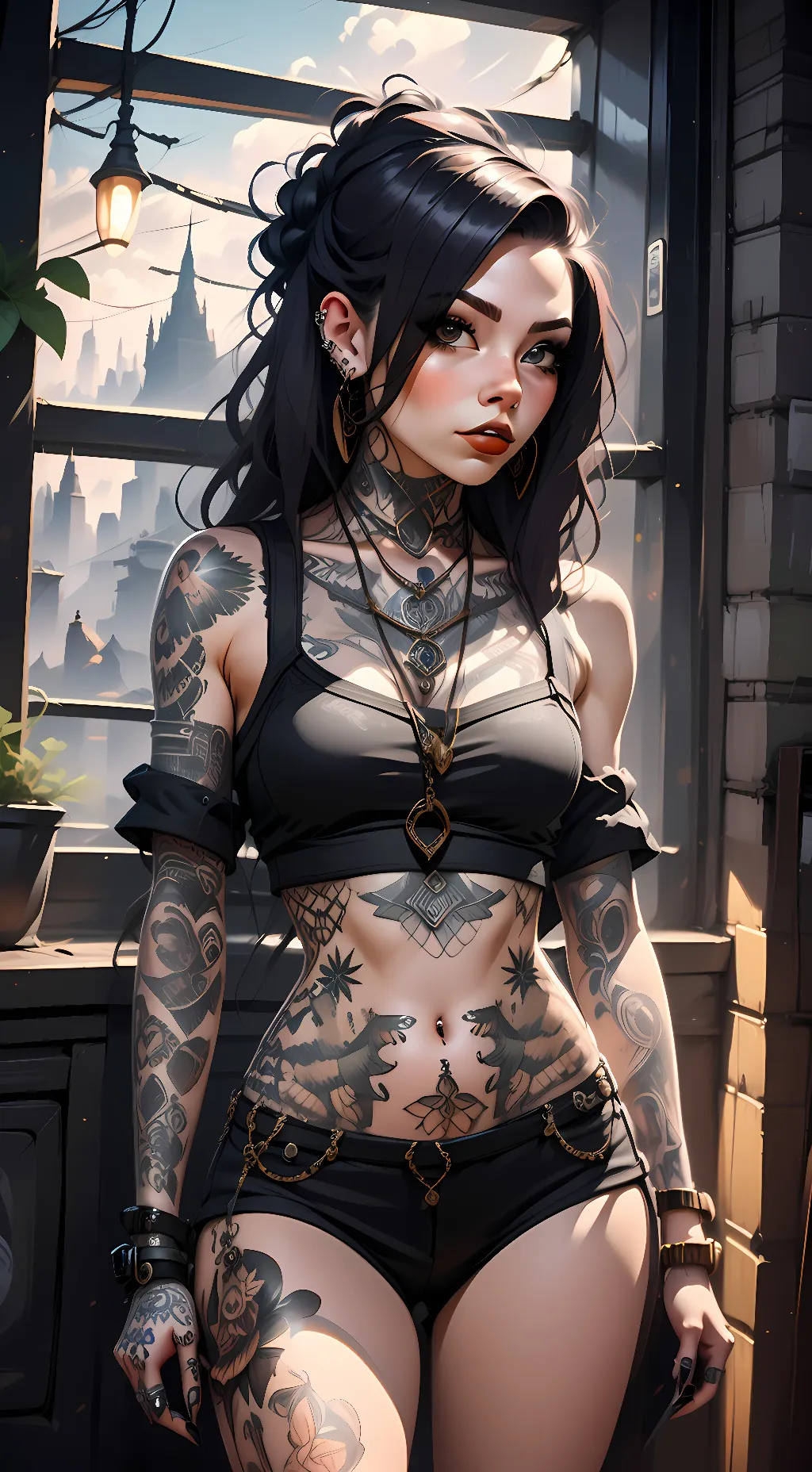 ai character: Lily background