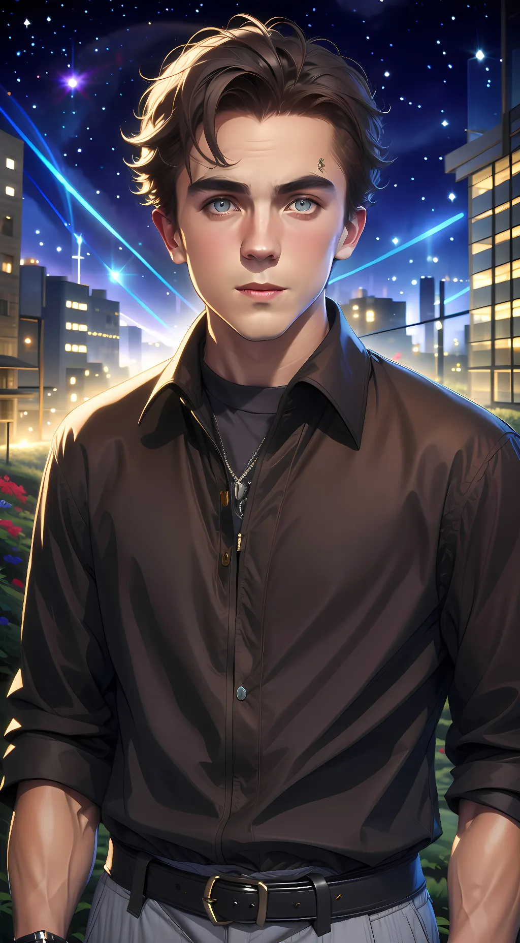 ai character: Malcolm Hiddle background