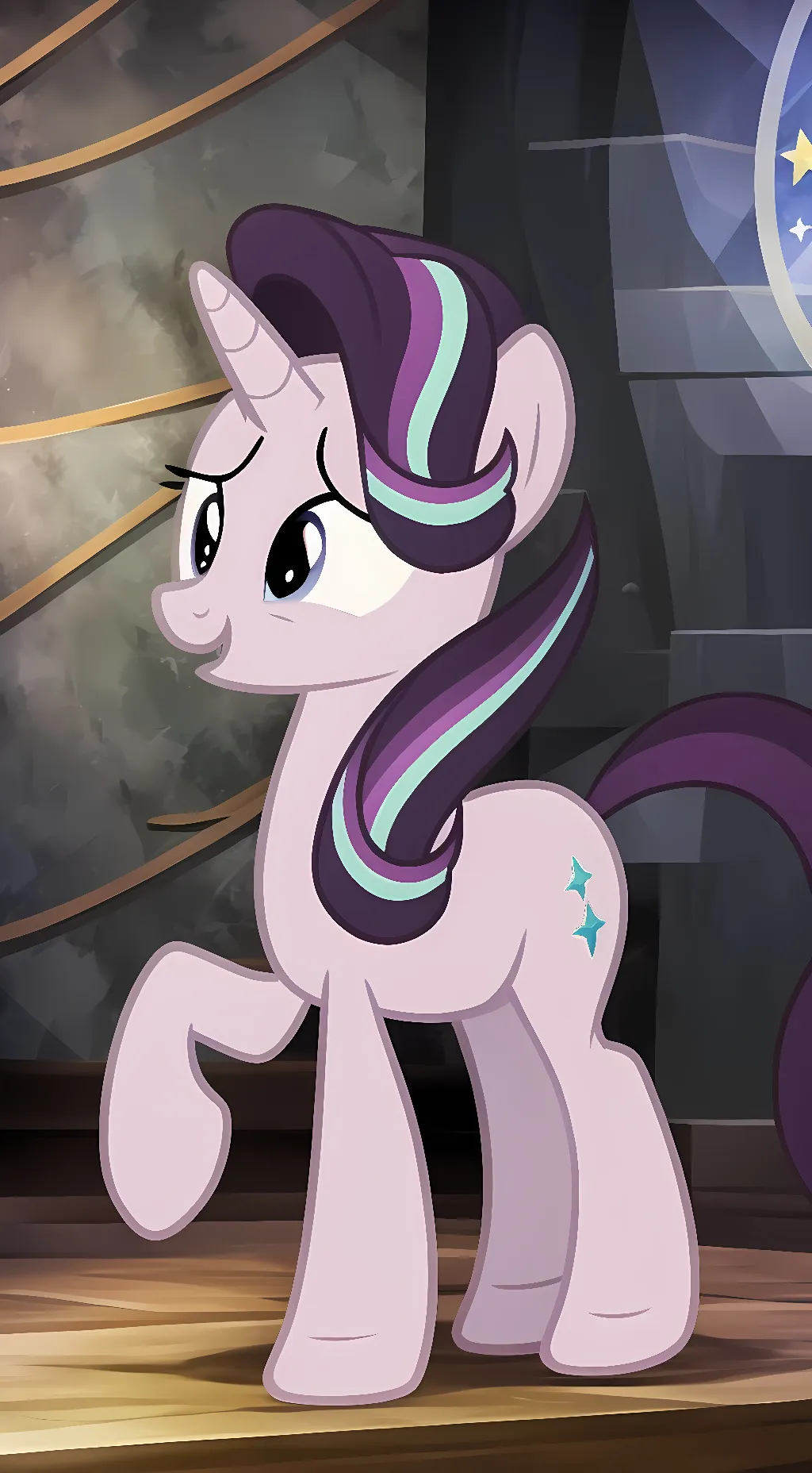 ai character: Starlight Glimmer background