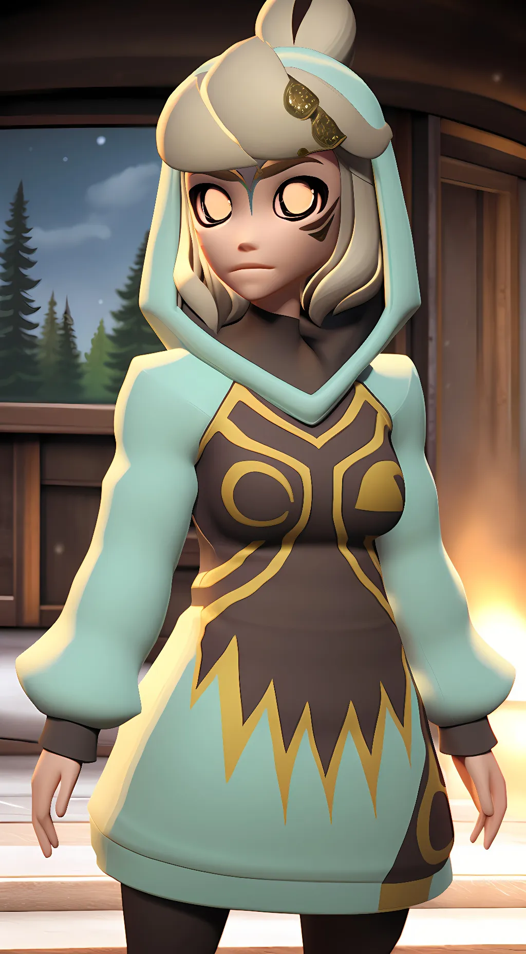 ai character: Deity Melony(Smg4) background