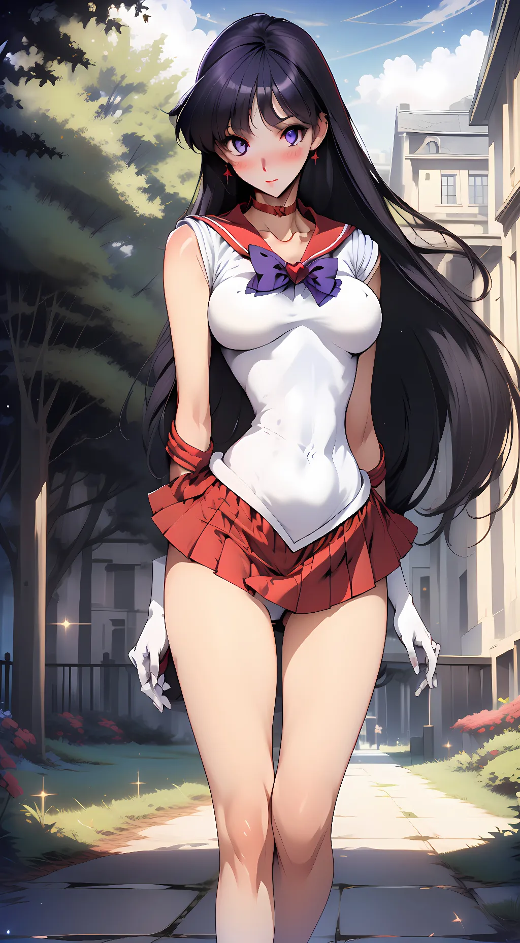 ai character: Sailor Mars background