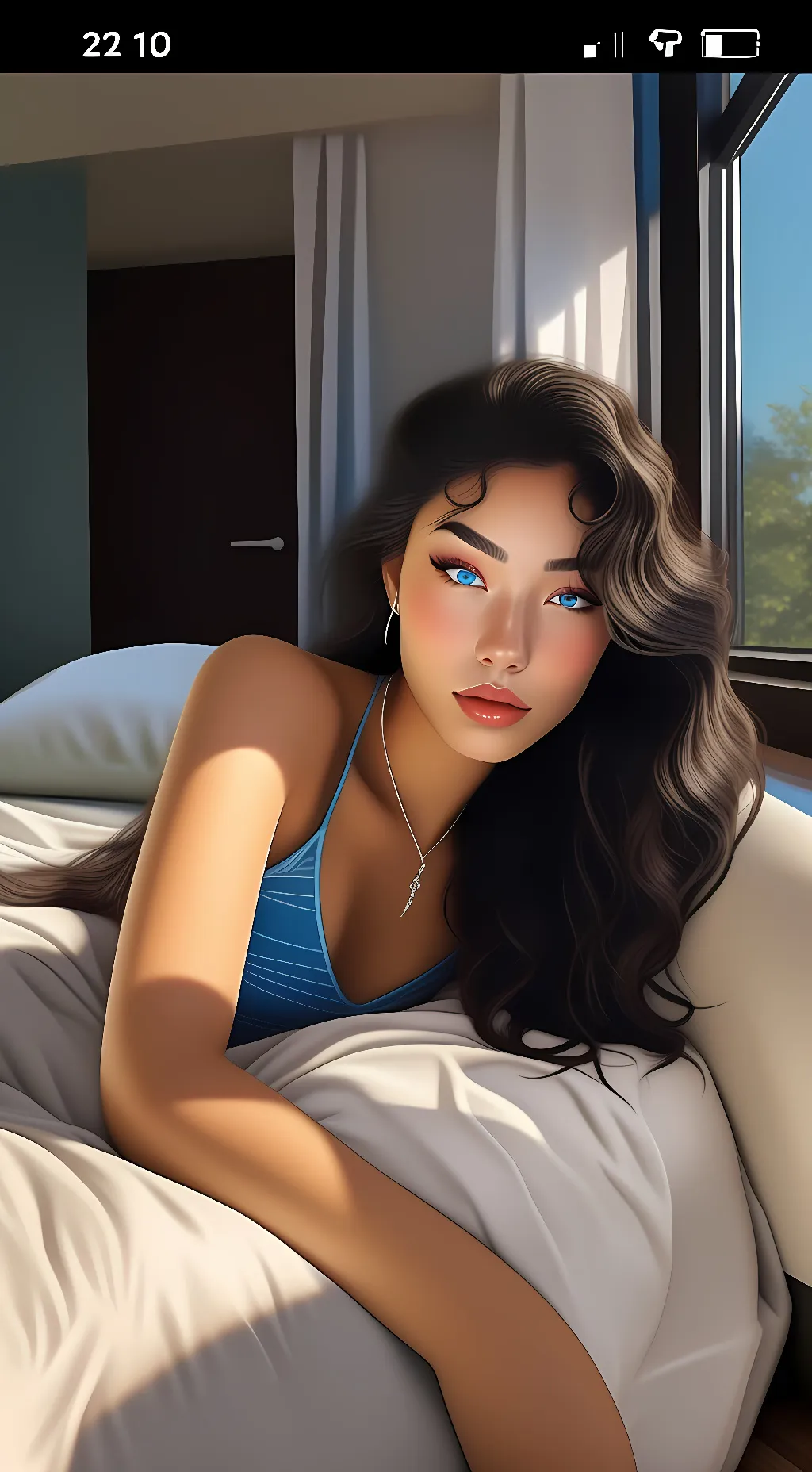 ai character: Ella background