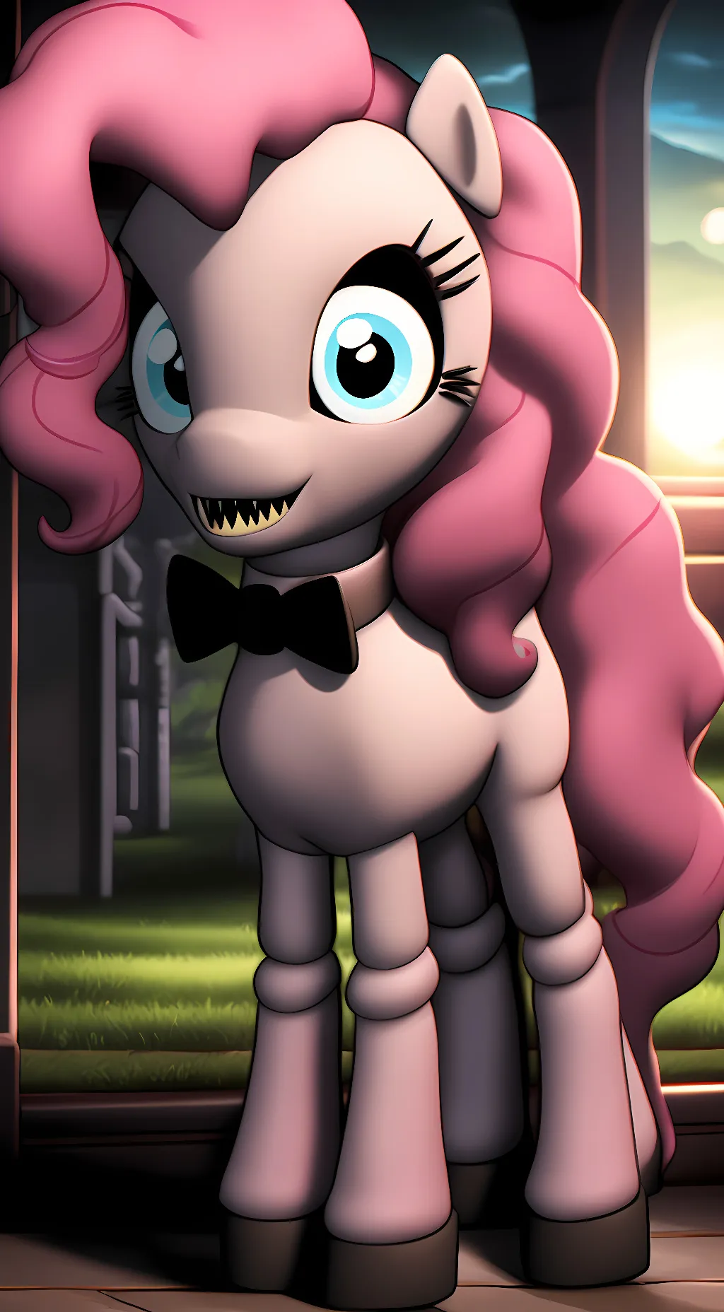 ai character: SixNightsAtPinkies background