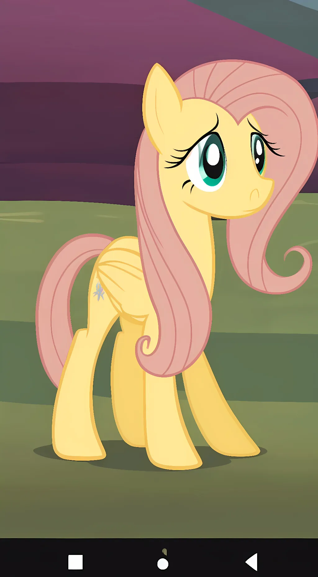 ai character: Fluttershy background