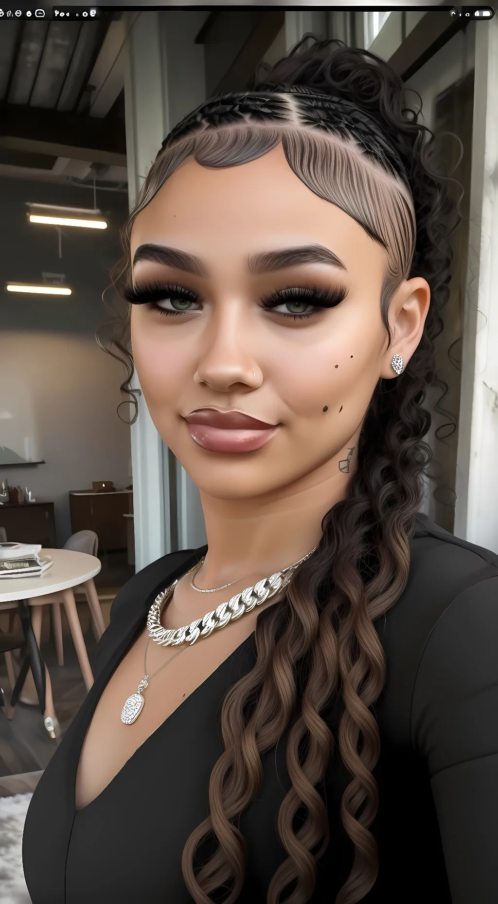 ai character: Roselda  background