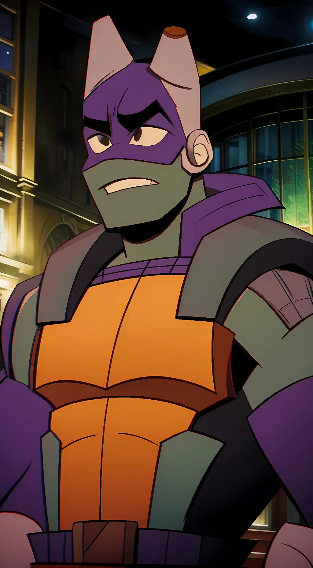 ai character: Donnie  background