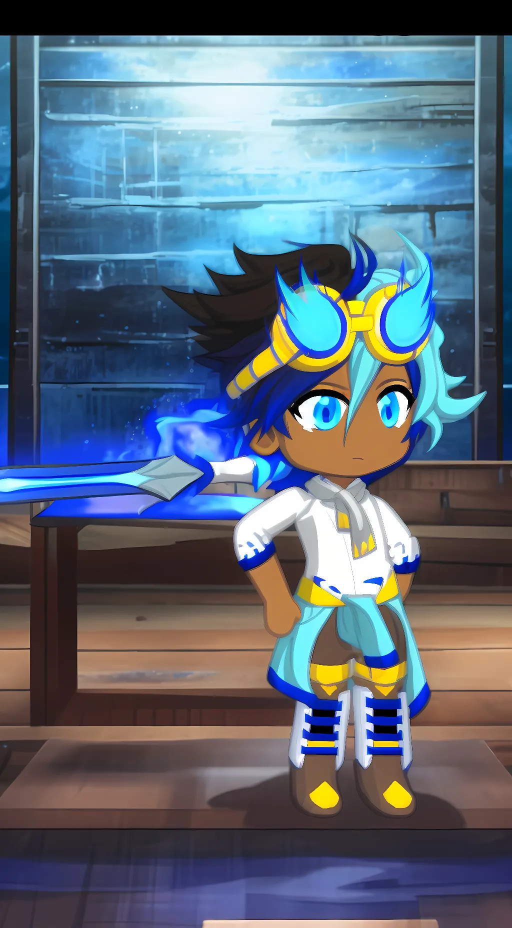 ai character: Meta Burnsmith background