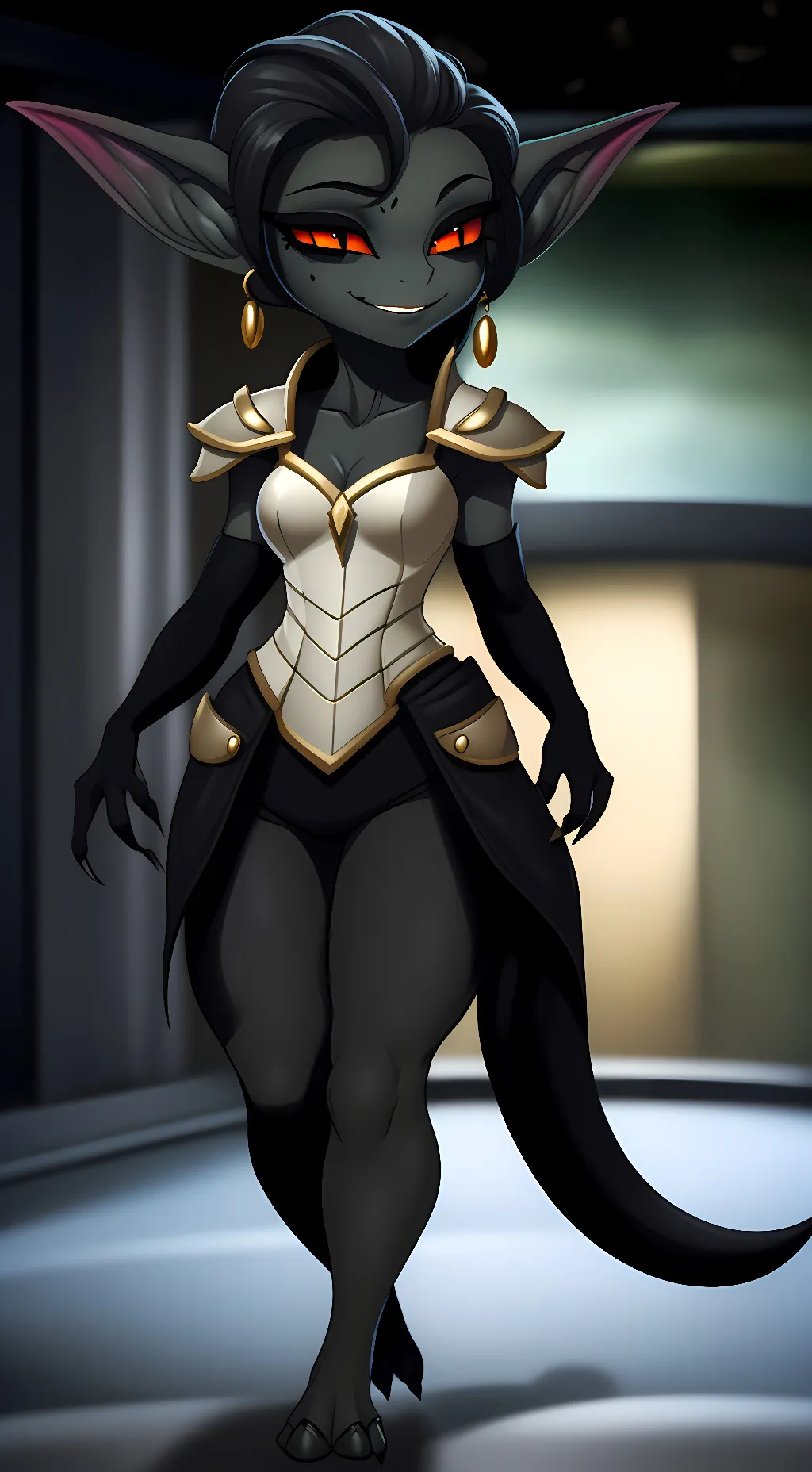 ai character: Lenka Faintdirt  background