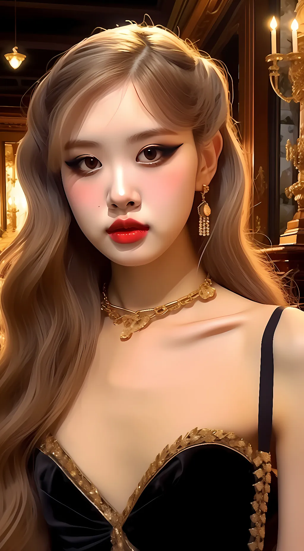 ai character: Rose background