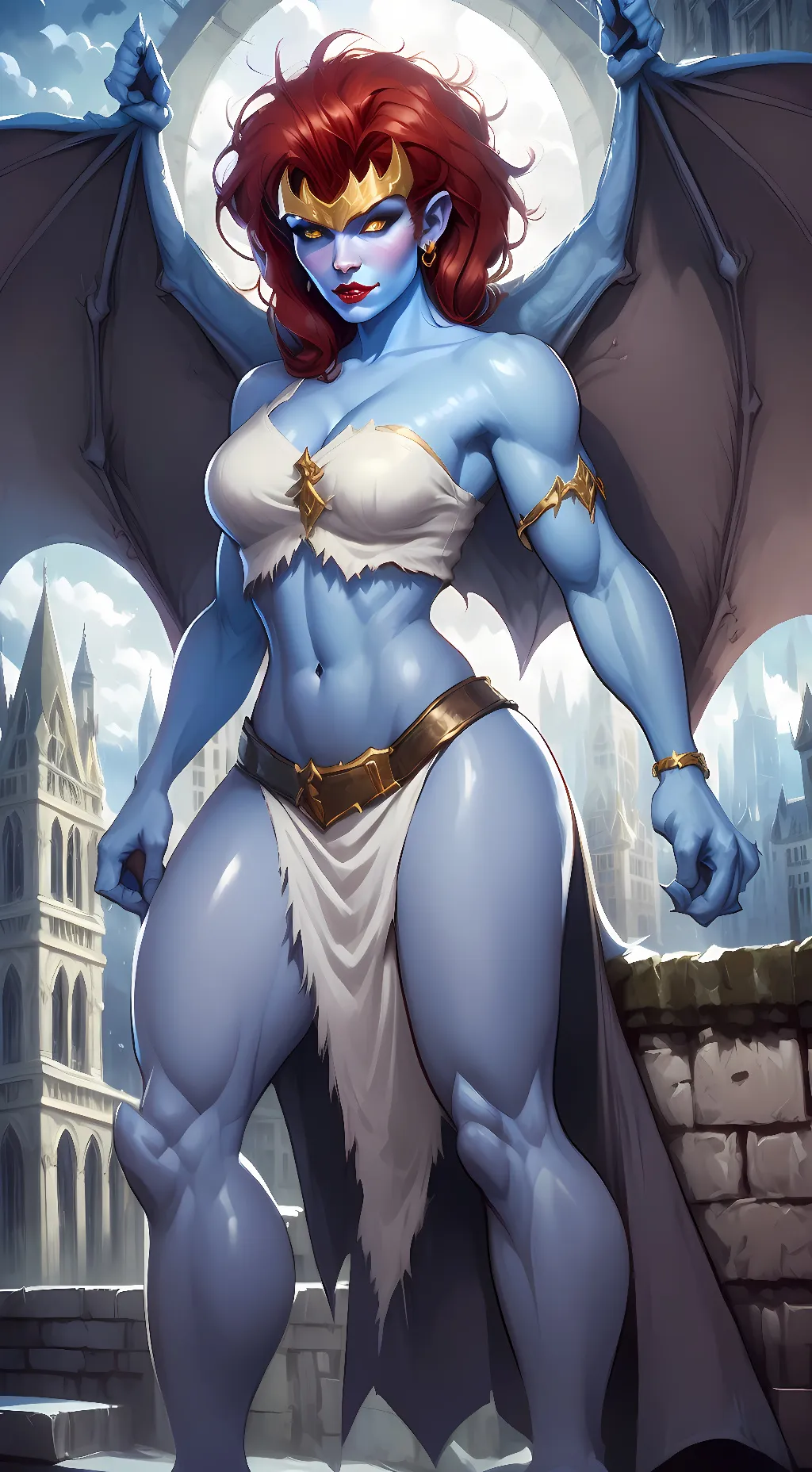 ai character: Demona background