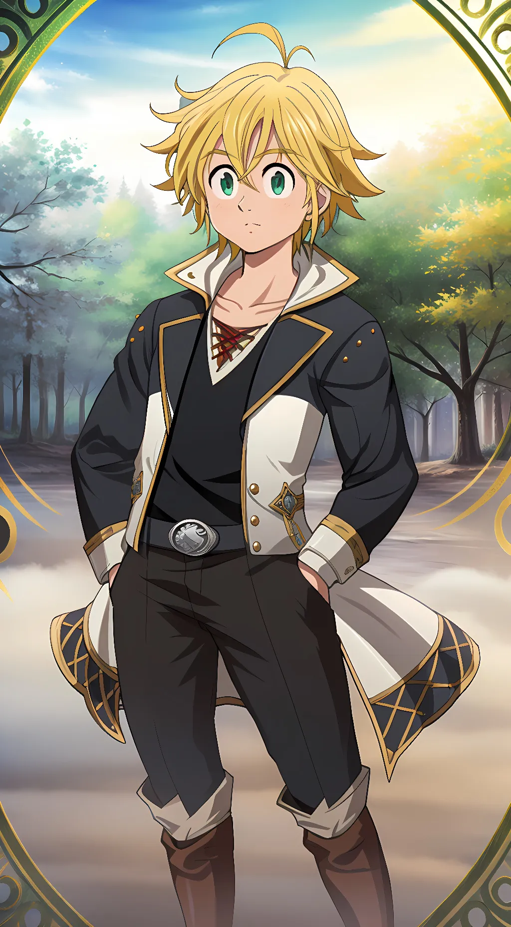 ai character: Meliodas  background