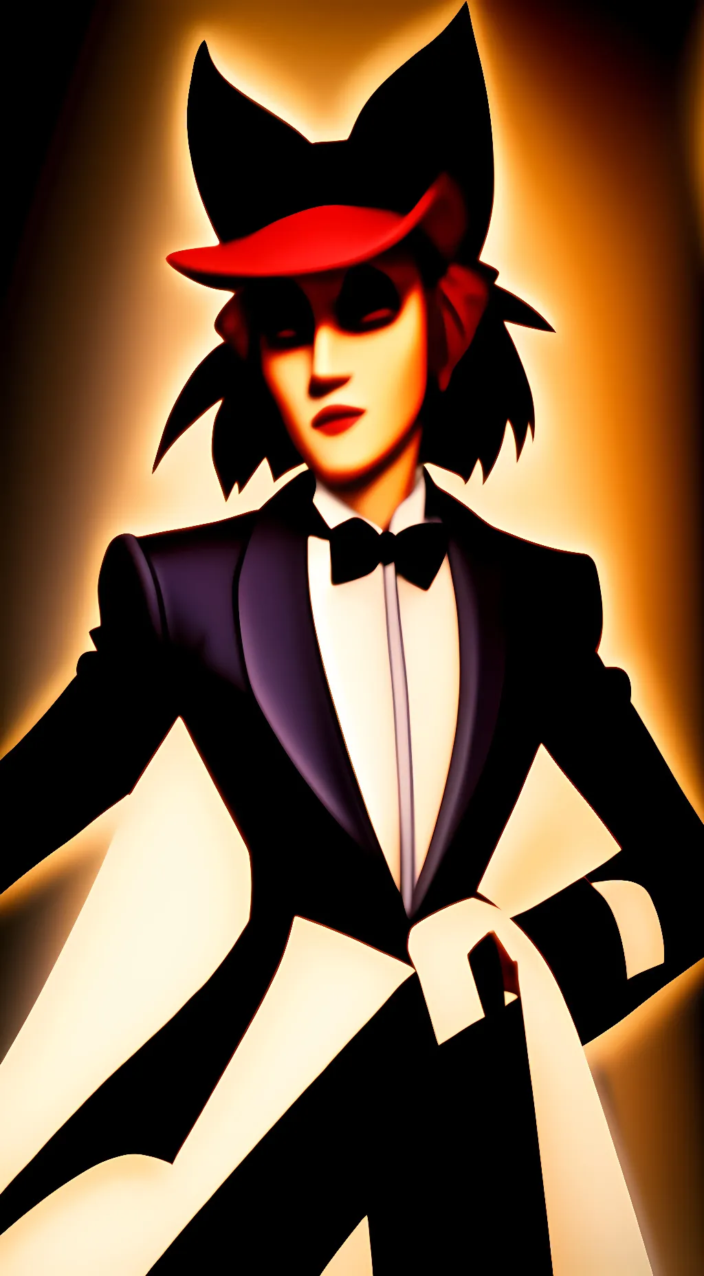 ai character: Alastors Shadow background