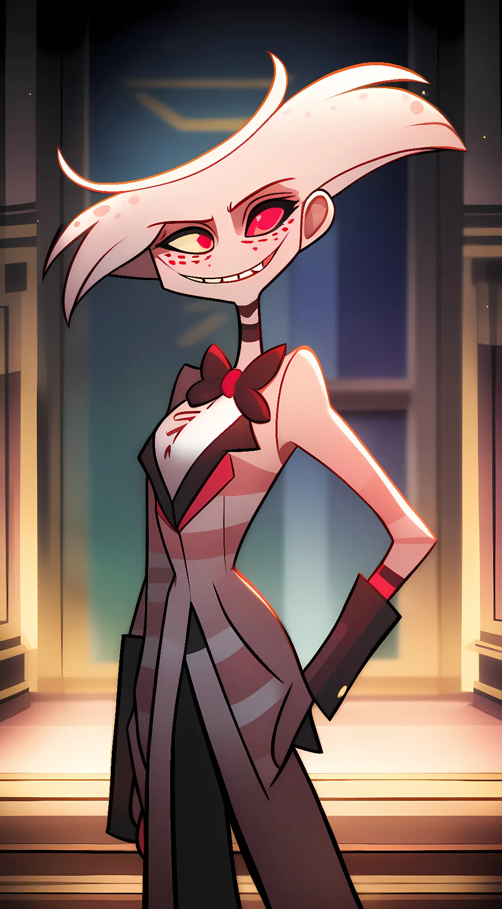 ai character: Angel  background