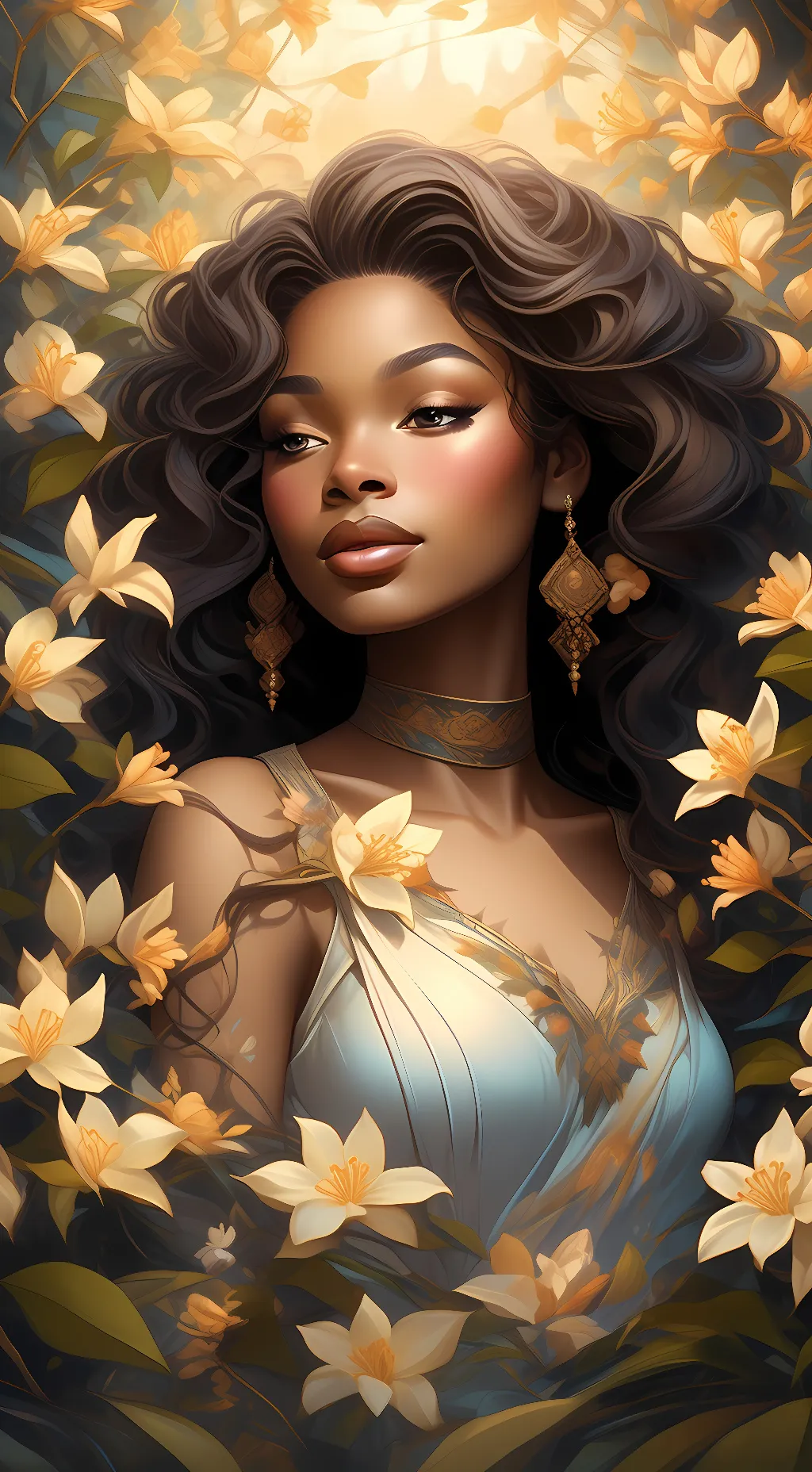 ai character: Selene background