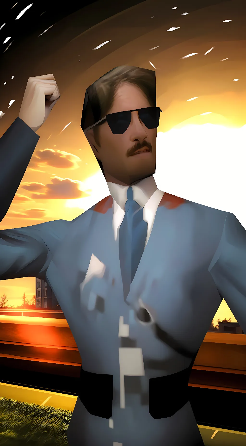 ai character: Swag (Smg4) background