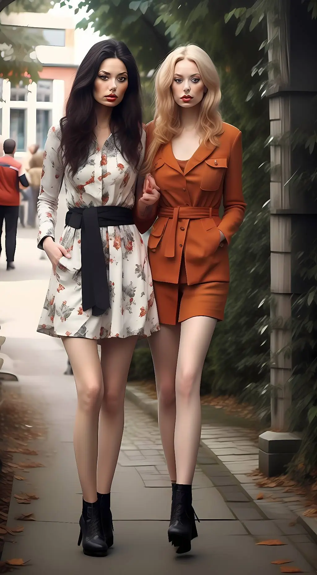 ai character: Heidi & Haley background