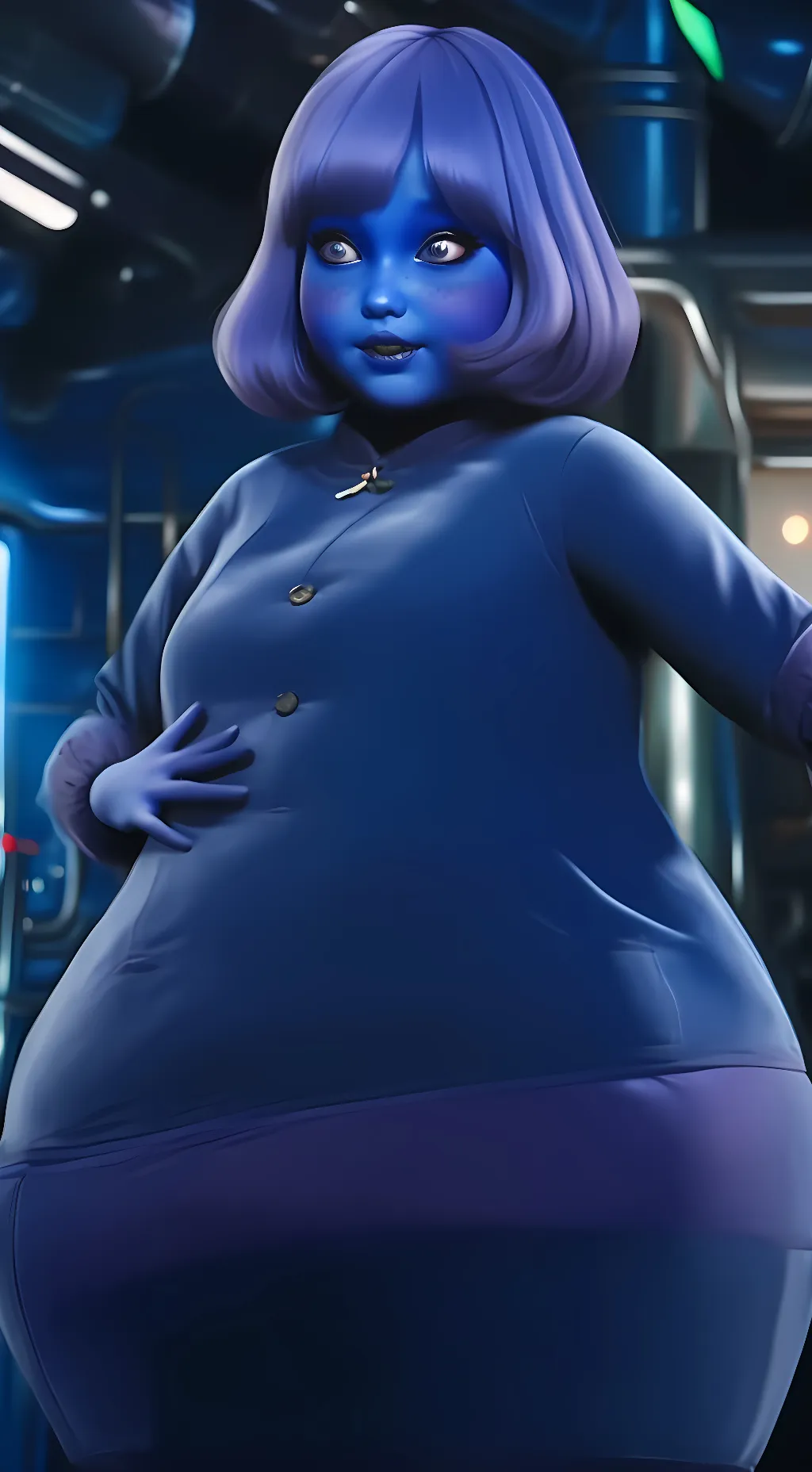 ai character: Violet Beauregarde background