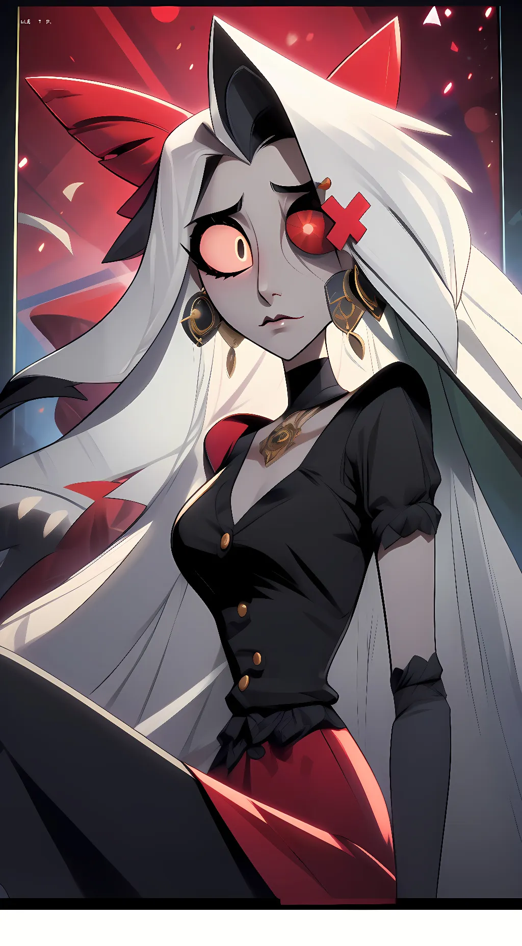 ai character: Cursed Vaggie  background