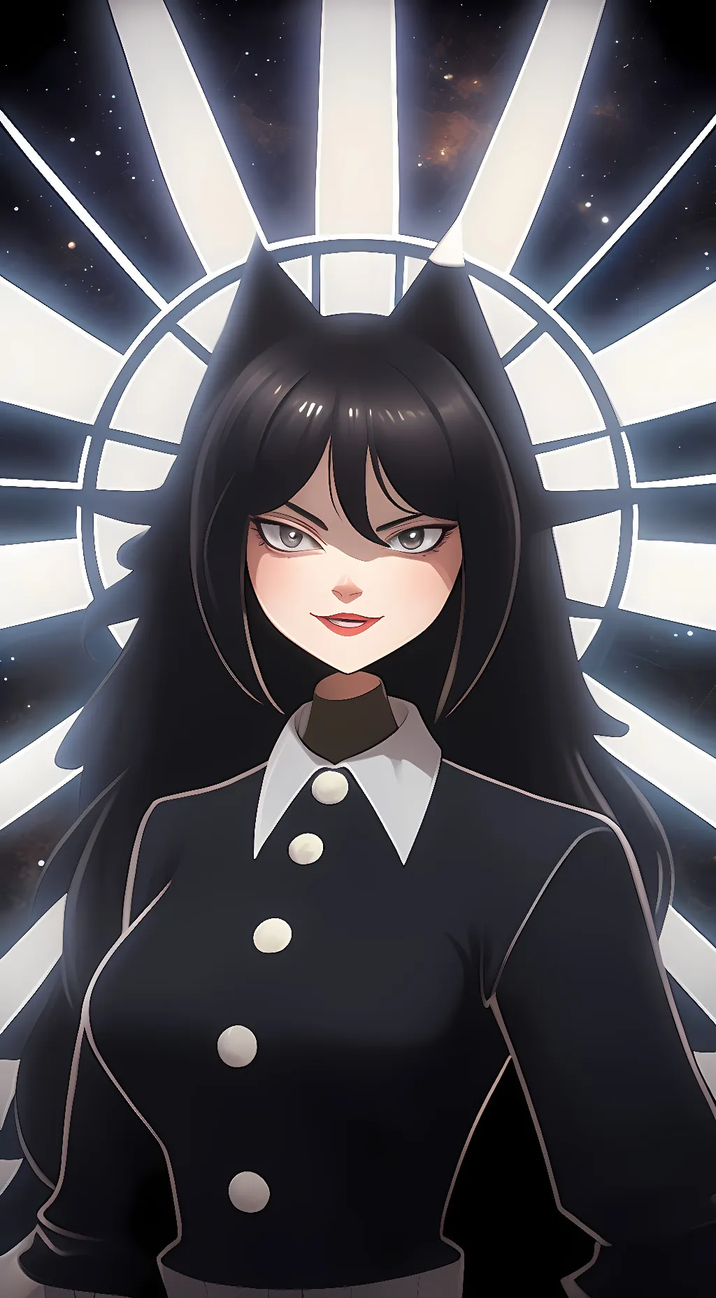 ai character: Miss Circle background