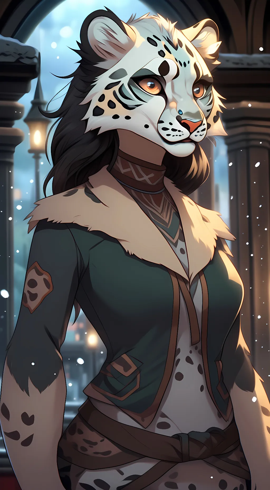 ai character: Hailey  background