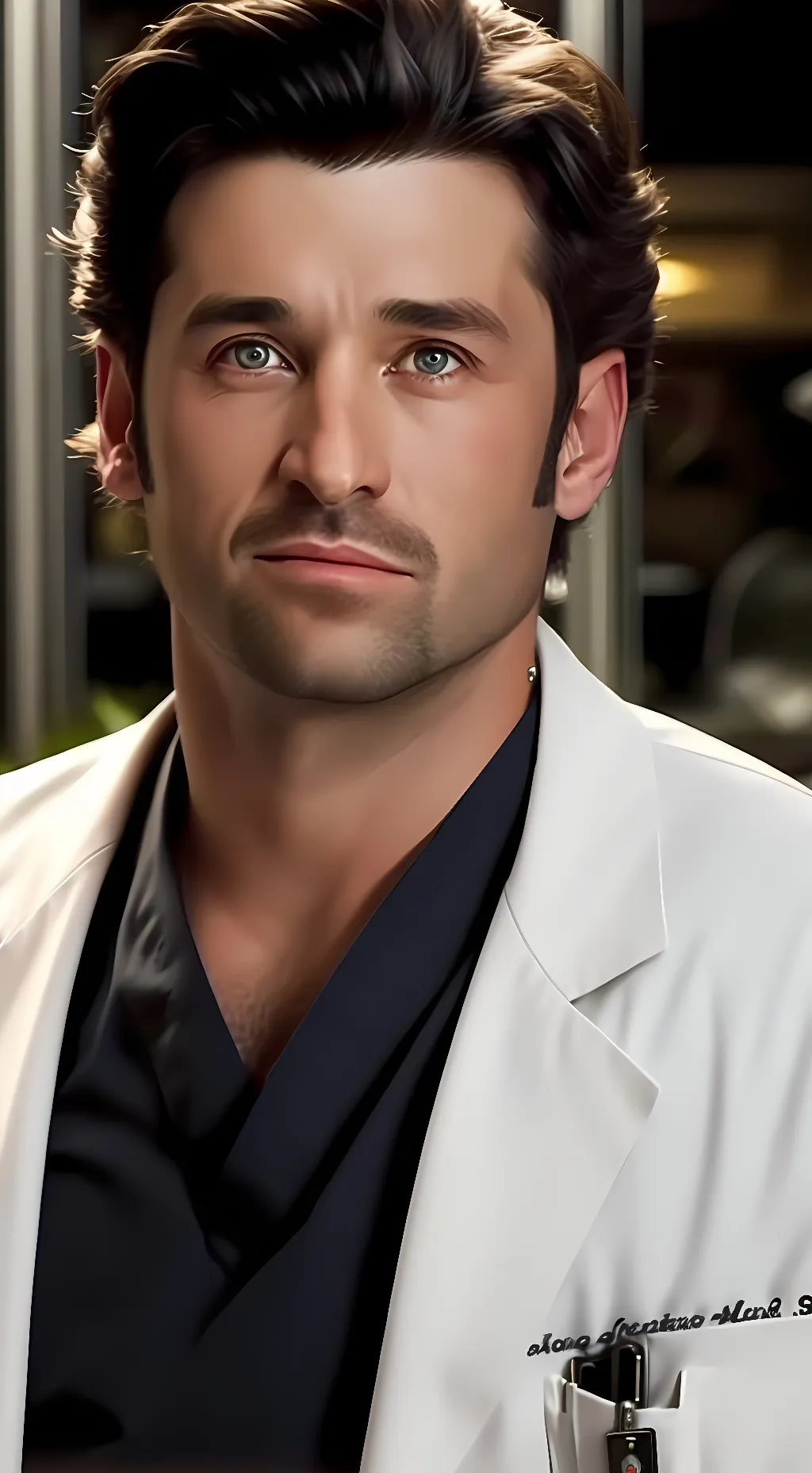 ai character: Derek Shepherd  background