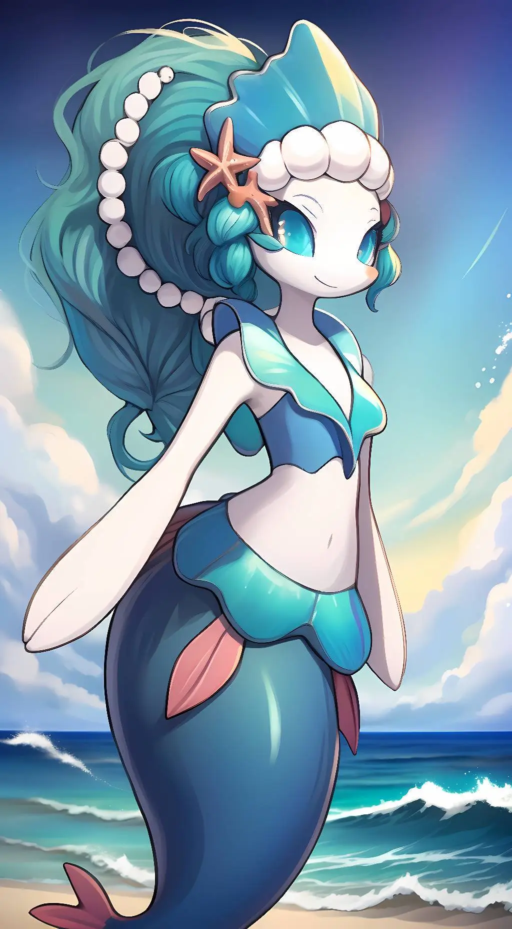 ai character: Primarina background